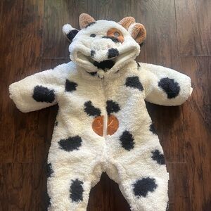 Adorable Cow Print Baby Onesie